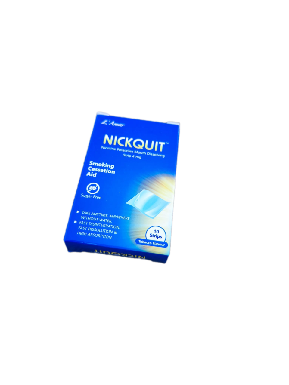 NickQuit Nicotine 4mg mondstrips