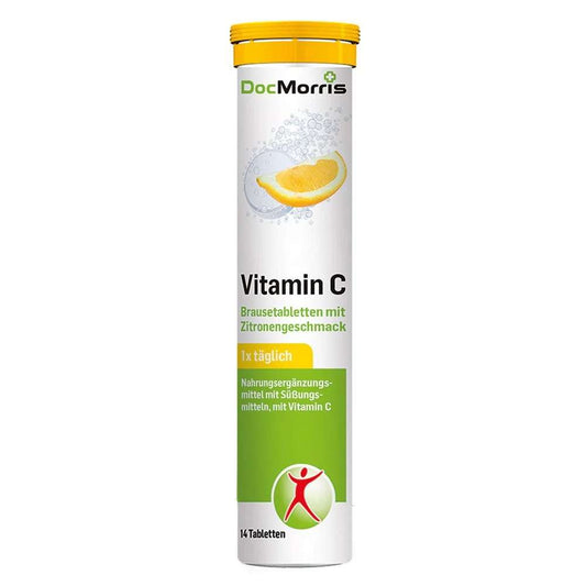 DocMorris Vitamine C Bruistabletten Citroensmaak 120mg Vit C per tablet