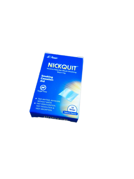 NickQuit Nicotine 4mg mondstrips