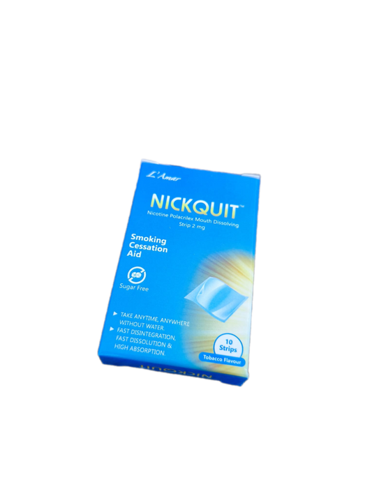 NickQuit Nicotine mond strips 2mg